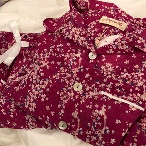 PAPINELLE PAJAMA SET - RESTOCKED Silk & Cotton NWT sz M, L, XL